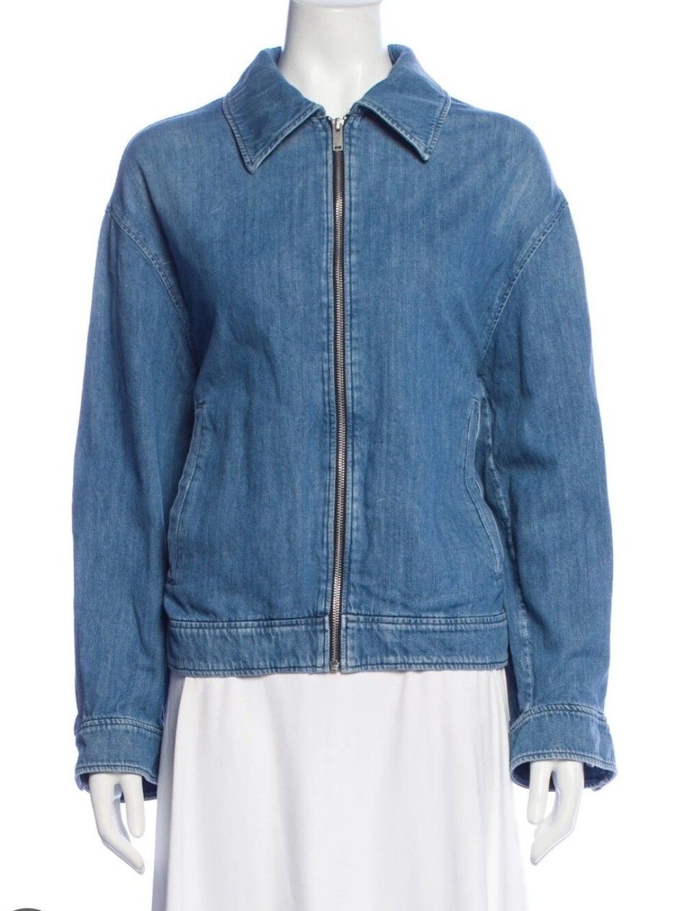 COS Denim bomber jacket Sz M (Oversized)